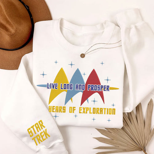 Star Trek 60th Anniversary 2D Embroidered Sweatshirt – HOATT16138