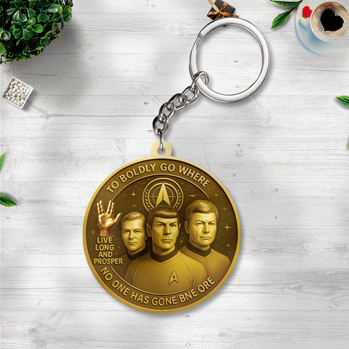 Star Trek Custom Shape 2-sided Keychain – TANTN15698