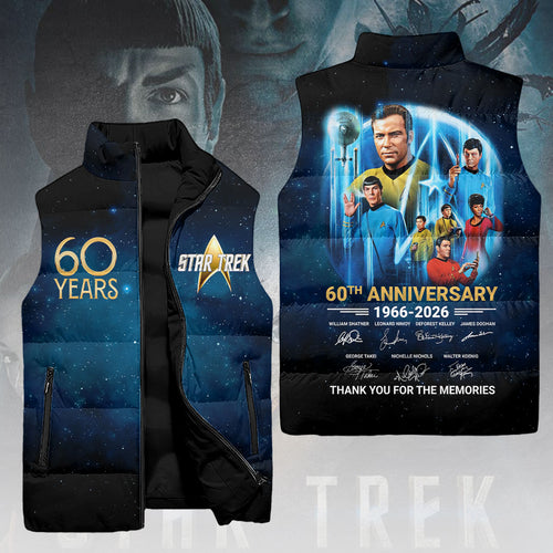 Star Trek: The Original Series 60th Anniversary 3D Sleeveless Down Jacket – HOATT14051