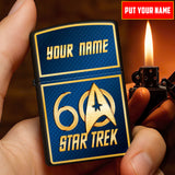 Personalized Star Trek: The Original Series 60th Anniversary Zippo Lighter Case (No Insert) – HOATT13293