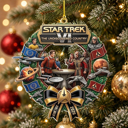 Star Trek VI: The Undiscovered Country Custom Shape 2-side Printed Acrylic Ornament – TMTHU9686