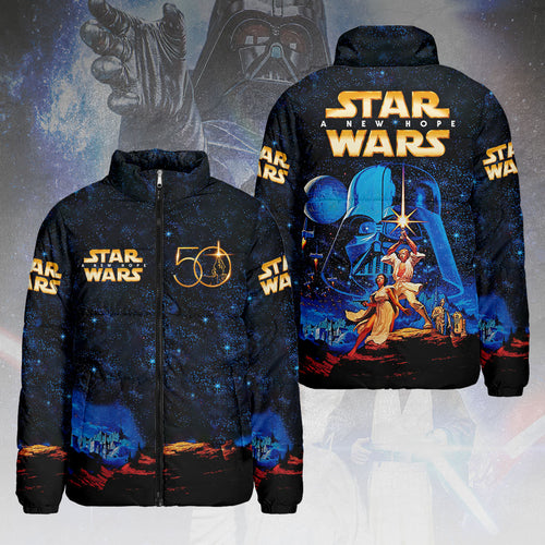 Star Wars 3D Stand Collar Puffer Jacket – HOATT14293