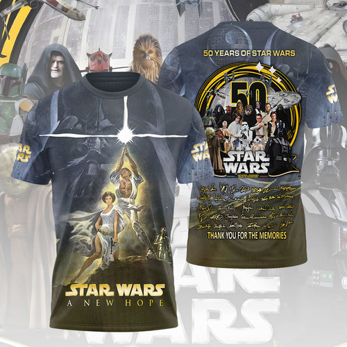 Star Wars 50th Anniversary 2027 3D Apparel – TMTHU4855