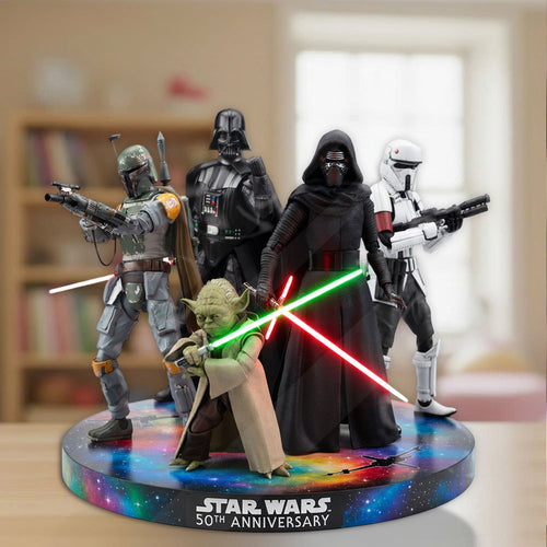 Star Wars 50th Anniversary 2027 Custom Shape Acrylic Plaque – TMTHU5268