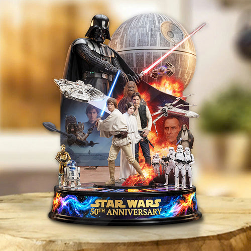Star Wars 50th Anniversary Shape Acrylic Plaque – TMTHU5505
