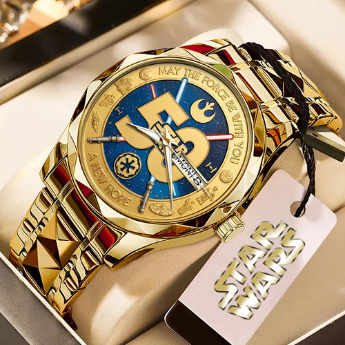 Star Wars 50th Anniversary 2027 Alloy Luxury Quartz Watch – TMTHU5395