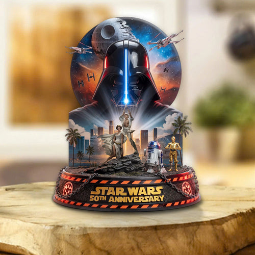 Star Wars 50th Anniversary 2027 Custom Shape Acrylic Plaque – TMTHU5299