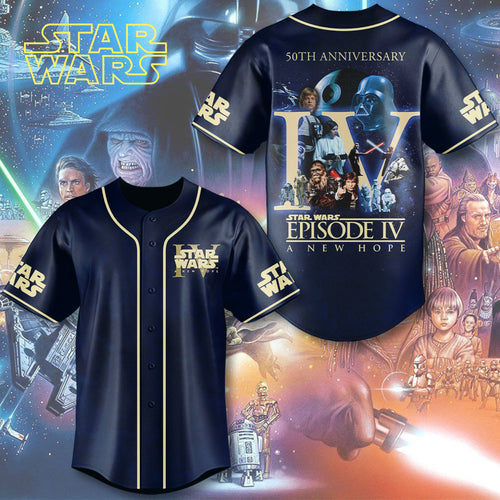 Star Wars 50th Anniversary 2027 Baseball Jersey – TMTHU5317
