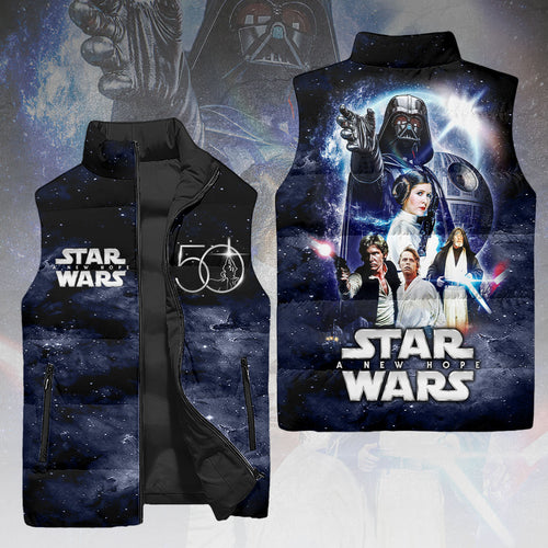 Star Wars 50th Anniversary 3D Sleeveless Down Jacket – HOATT13983