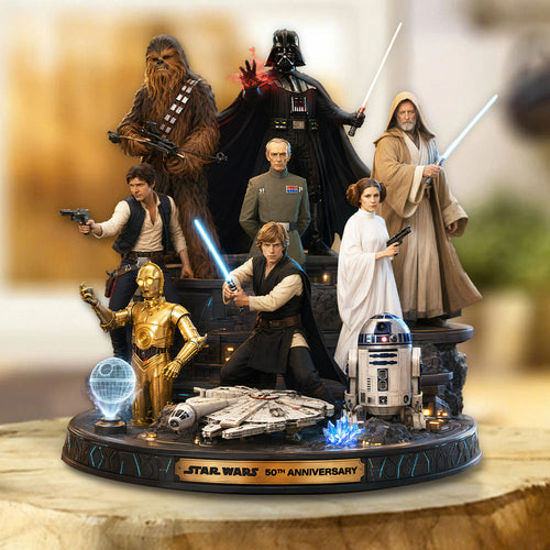 Star Wars 50th Anniversary Custom Shape Acrylic Plaque – TMTHU7695