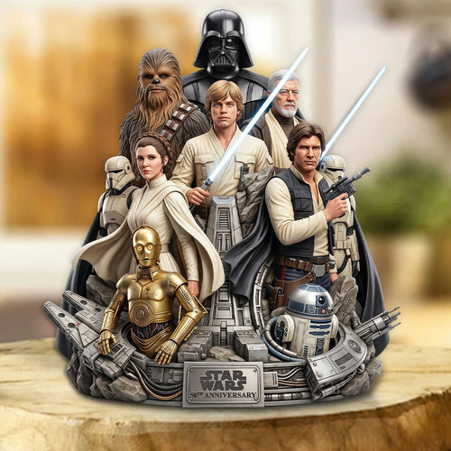 Star Wars 50th Anniversary Custom Shape Acrylic Plaque – TMTHU8000
