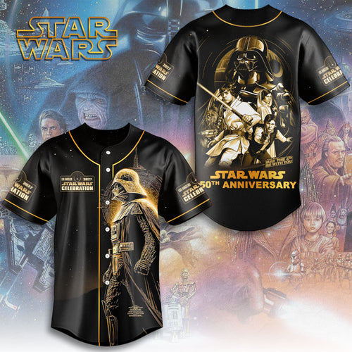 Star Wars 50th Anniversary Baseball Jersey – TMTHU7286