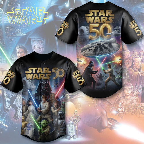 Star Wars 50th Anniversary Baseball Jersey – TMTHU7416