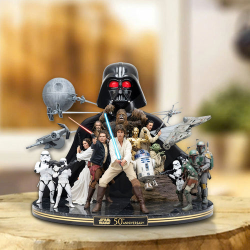 Star Wars 50th Anniversary Custom Shape Acrylic Plaque – TMTHU4905