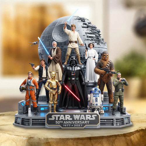 Star Wars 50th Anniversary Custom Shape Acrylic Plaque – TMTHU7687