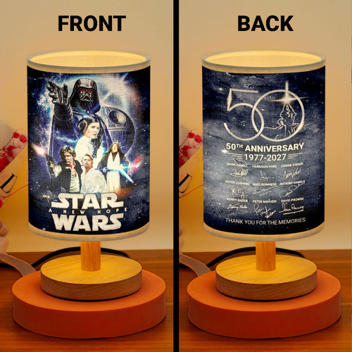 Star Wars 50th Anniversary Wooden Base Fabric Lamp – HOATT13857