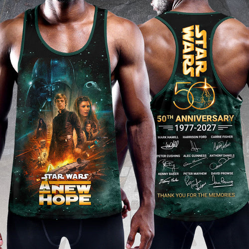 Star Wars 50th Anniversary Y-Back Muscle Tank Top – HOATT16405