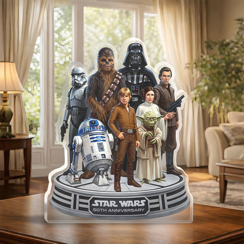 Star Wars 50th Anniversary Custom Shape Acrylic Plaque – HOATT16452