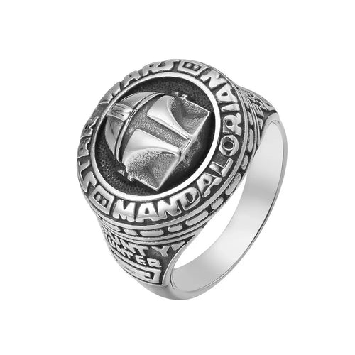 Star Wars Mandalorian Stainless Steel Ring – MAITMDROP136