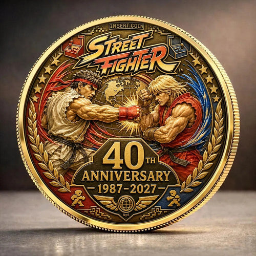Street Fighter 40th Anniversary Commemorative Coin – TANTN25129