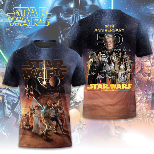 Star Wars 50th Anniversary 3D Apparel – TMTHU4519