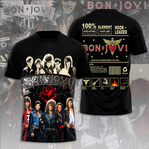 Bon Jovi 3D Apparel – TANTN 12091