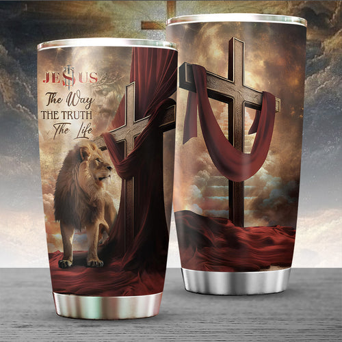 The Lion And The Path To Life Tumbler Cup – TANTN16227