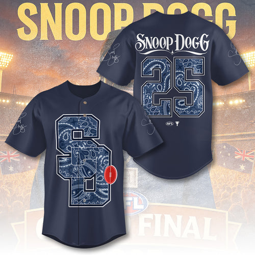 AFL Grand Final x Snoop Dogg 2025 Baseball Jersey – TANTN16917