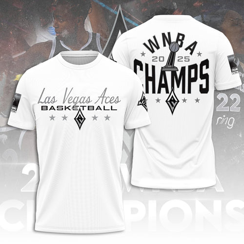 Las Vegas Aces 2025 WNBA Finals Champions 3D Apparel – TANTN17341