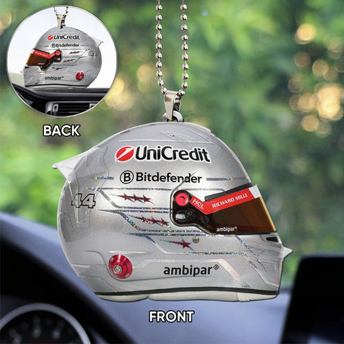 Scuderia Ferrari Las Vegas x Lewis Hamilton Custom shape 2-sided Acrylic Car Ornament – TANTN18803