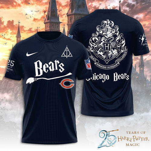 Chicago Bears x Harry Potter 25 Years of Magic 3D Apparel – TANTN19522