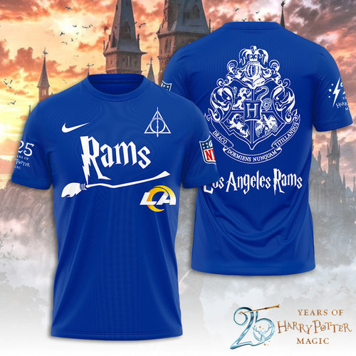 Los Angeles Rams x Harry Potter 25 Years of Magic 3D Apparel – TANTN19535