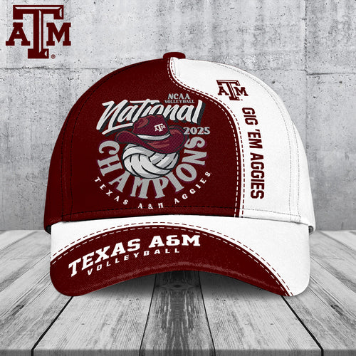 Texas A&M Aggies Women's 2025 Volleyball National Champions Classic Cap – TANTN19624