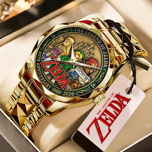 The Legend of Zelda 40th Anniversary Alloy Luxury Quartz Watch – TANTN20248