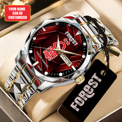 Personalized Nottingham Forest Alloy Luxury Quartz Watch – TANTN20273