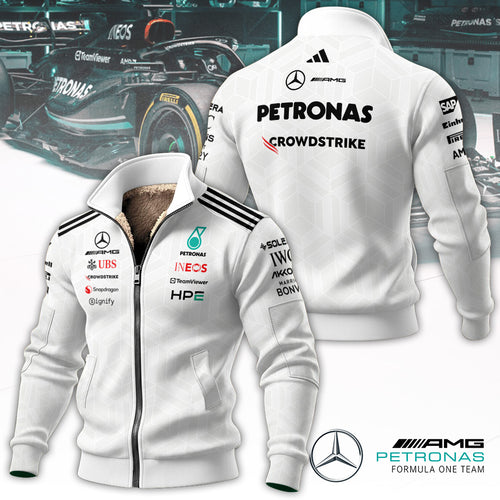Mercedes AMG Petronas F1 Team 2026 Thick Knit Fleece Jacket – TANTN20312