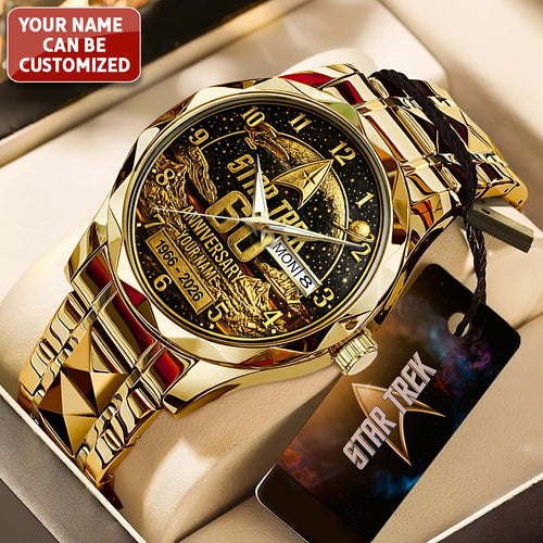 Personalized Star Trek 60th Anniversary Alloy Luxury Quartz Watch – TANTN20597