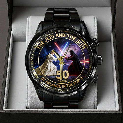 Star Wars 50th Anniversary 2027 Black Stainless Steel Watch – TANTN21321
