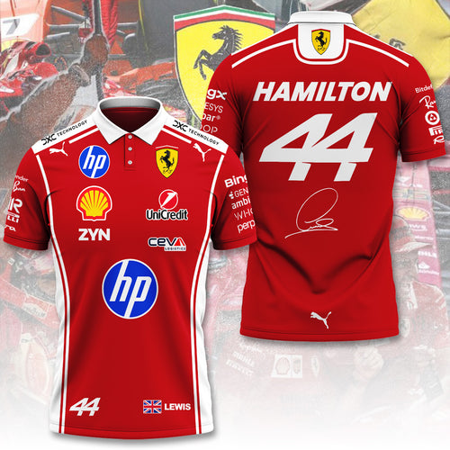 Scuderia Ferrari F1 Team x Lewis Hamilton 2026 3D Apparel – TANTN21377