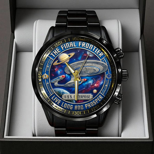 Star Trek 60th Anniversary 2026 Black Stainless Steel Watch – TANTN21387