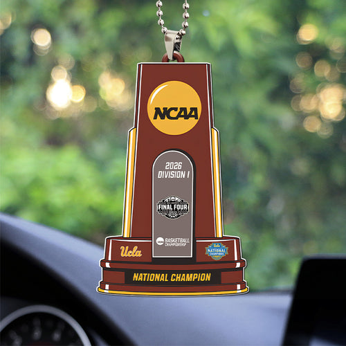 UCLA Bruins 2026 Women's Basketball National Champions Custom shape 2-sided Acrylic Car Ornament – TANTN22102