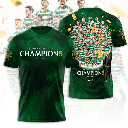 Celtic F.C. Champions 25/26 3D Apparel – TANTN22944