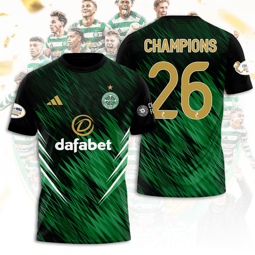 Celtic F.C. Champions 25/26 3D Apparel – TANTN22945