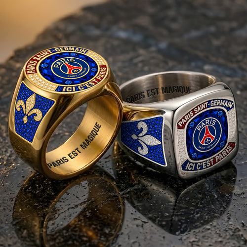 Paris Saint-Germain Champions of Europe 25/26 3D Engraved Ring – TANTN23293