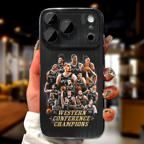 San Antonio Spurs NBA Western Conference Champions 2026 Phone Case – TANTN23359