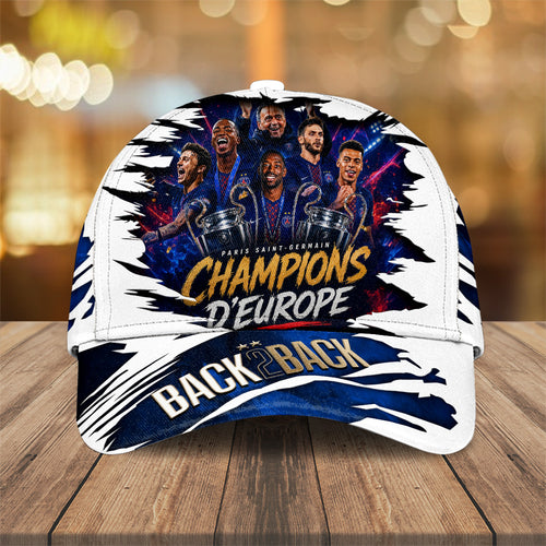 Paris Saint-Germain Champions of Europe 25/26 Classic Cap – TANTN23547