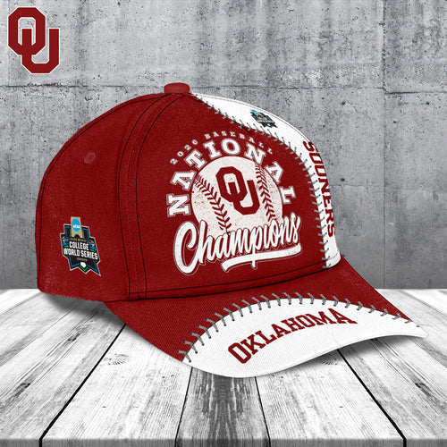 Oklahoma Sooners 2026 NCAA Baseball Men's College World Series Champions Classic Cap – TANTN23863