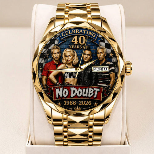 No Doubt 40th Anniversary Alloy Luxury Quartz Watch - TANTN24668