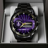 Fremantle Dockers Black Stainless Steel Watch - TANTN24912