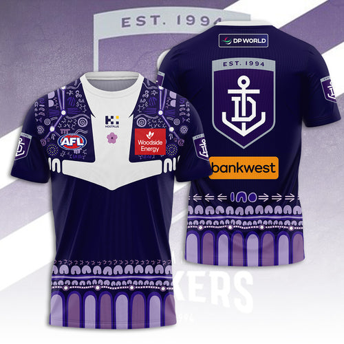 Fremantle Dockers 2026 Indigenous Guernsey 3D Apparel – TANTN24938